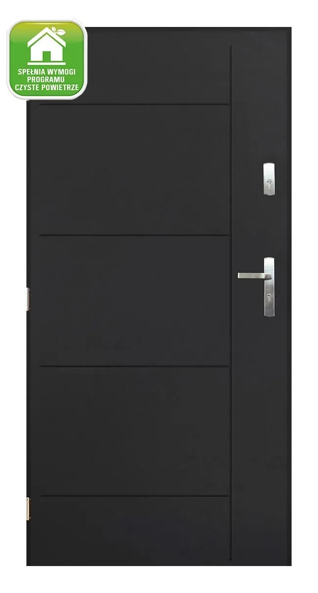 Pantor Drzwi zewnętrzne Rodan antracyt 80L Pantor Drzwi zewnętrzne Rodan antracyt 80L