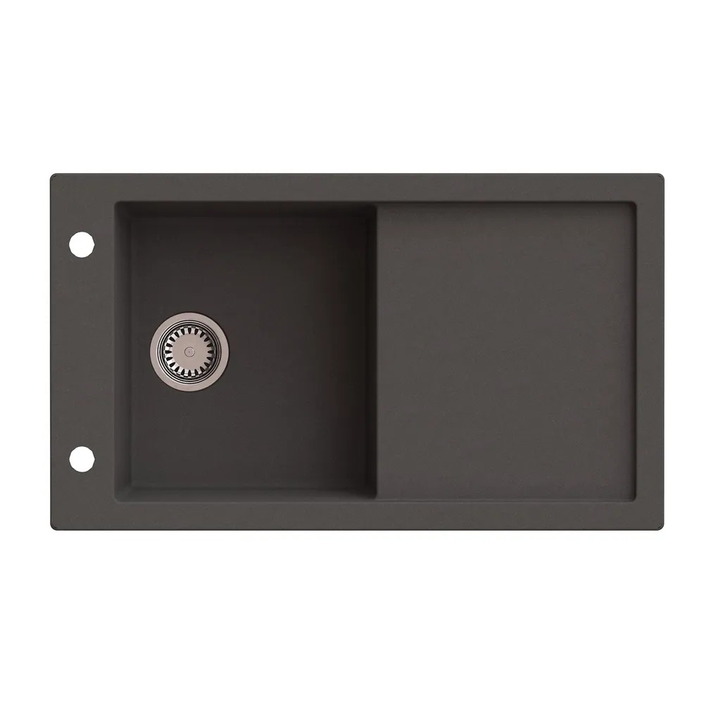 Zlewozmywak Tramontana 1-kom. moonlight grey 86x50 cm Zlewozmywak Tramontana 1-kom. moonlight grey 86x50 cm