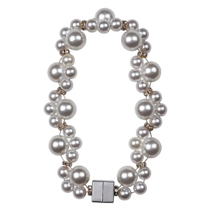 Magnes dekoracyjny do zasłon 19 x 9 x 3 cm biały Magnes dekoracyjny do zasłon 19 x 9 x 3 cm biały