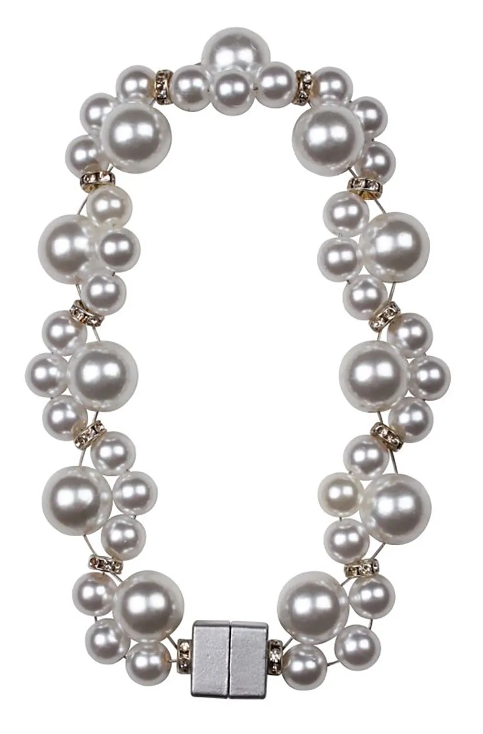 Magnes dekoracyjny do zasłon 19 x 9 x 3 cm biały Magnes dekoracyjny do zasłon 19 x 9 x 3 cm biały