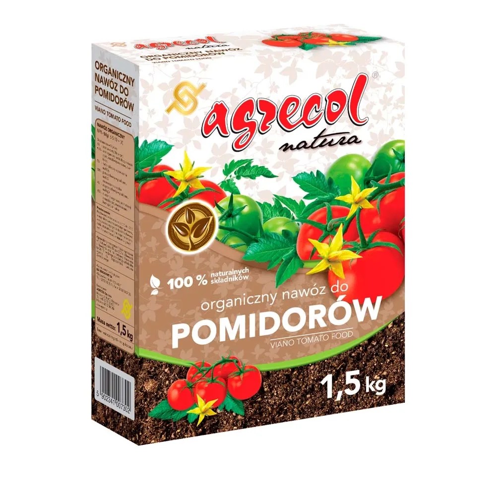 Agrecol Nawóz organiczny do pomidorów 1,5 kg. Agrecol Nawóz organiczny do pomidorów 1,5 kg.