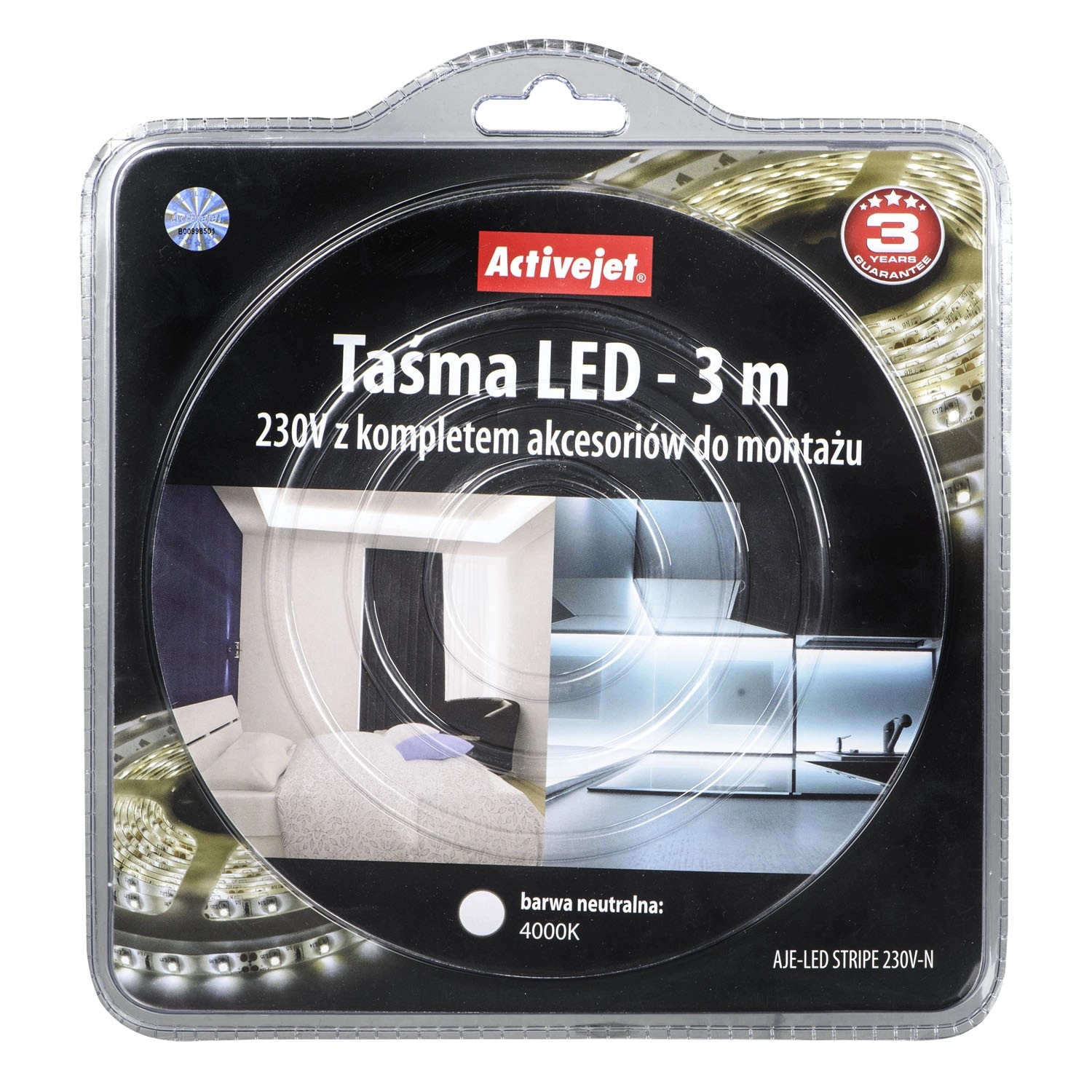 ActiveJet Wąż świetlny LED 3 m 10,5 W ActiveJet Wąż świetlny LED 3 m 10,5 W