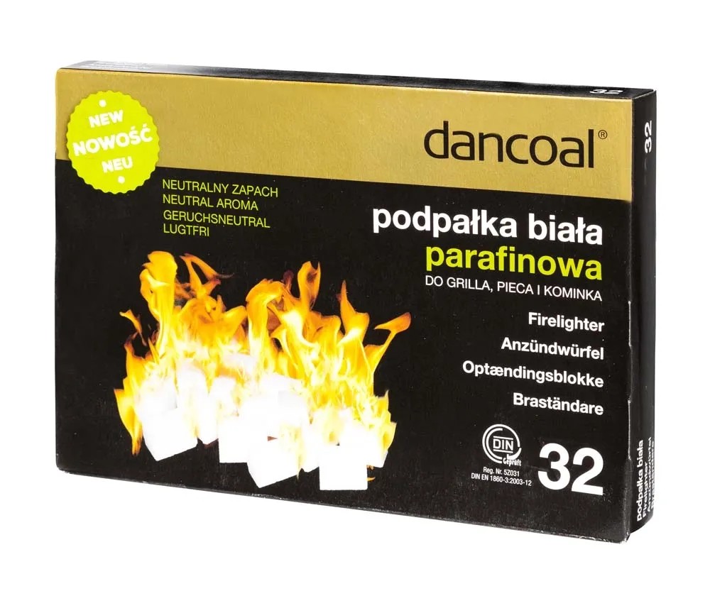 Podpałka parafinowa biała - 32 szt. Podpałka parafinowa biała - 32 szt.