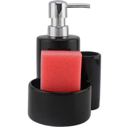 Kuchinox Dozownik kuchenny Lupo czarny Kuchinox Dozownik kuchenny Lupo czarny