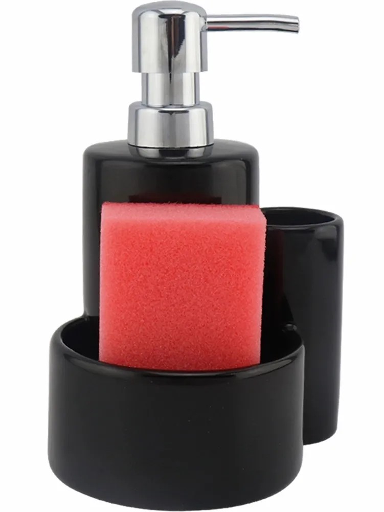 Kuchinox Dozownik kuchenny Lupo czarny Kuchinox Dozownik kuchenny Lupo czarny