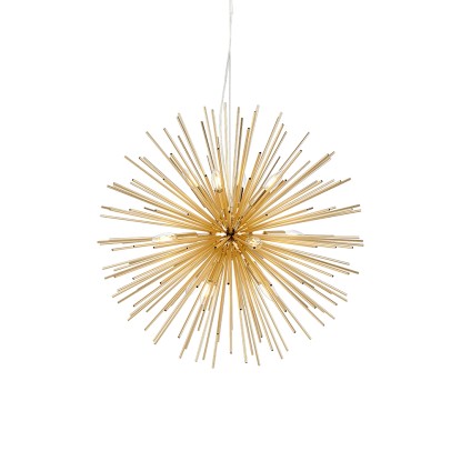 Markslöjd Lampa wisząca SOLEIL 9x40W E14 złota Markslöjd Lampa wisząca SOLEIL 9x40W E14 złota