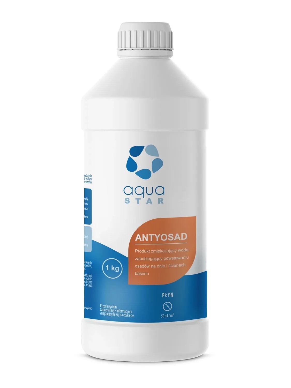 Aqua Star Płyn zmiękczający wodę basenową ANTYOSAD - 1 kg Aqua Star Płyn zmiękczający wodę basenową ANTYOSAD - 1 kg