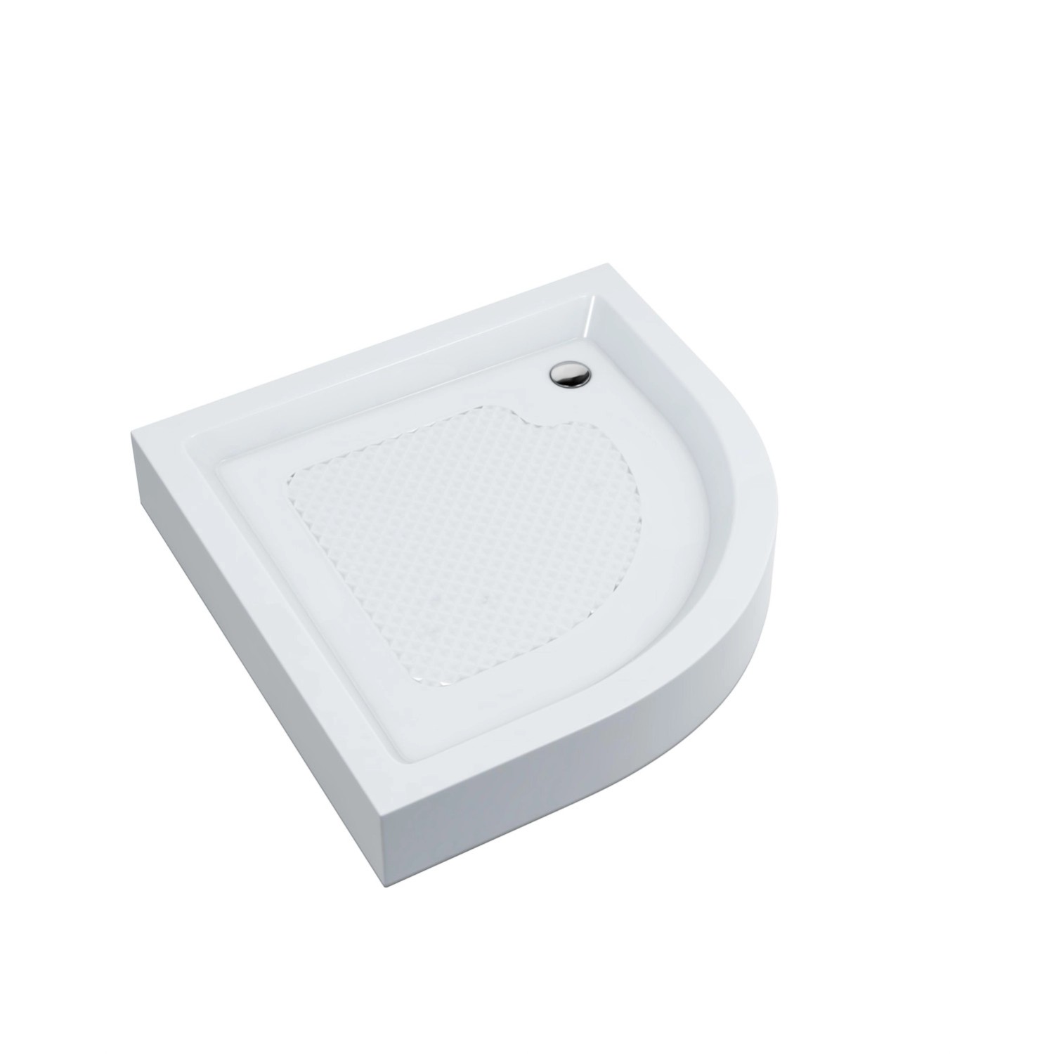 Schedpol Brodzik półokrągły Billig 90 biały 90x90x16 Schedpol Brodzik półokrągły Billig 90 biały 90x90x16