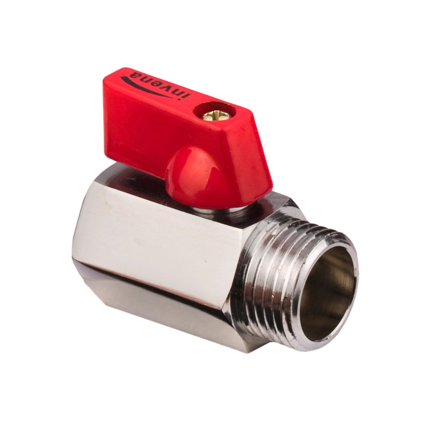 Invena Zawór kulowy o zredukowanym przepływie Mini GW/GZ 1/2" Invena Zawór kulowy o zredukowanym przepływie Mini GW/GZ 1/2"