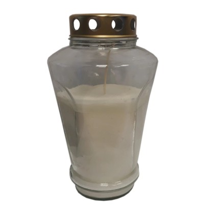 Znicz amfora biały - 75 h Znicz amfora biały - 75 h