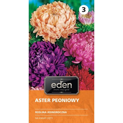 Aster chiński peoniowy mieszanka - 1 g Aster chiński peoniowy mieszanka - 1 g