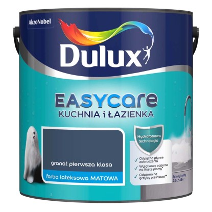 Farba Dulux EasyCare Kuchnia i Łazienka granat pierwsza klasa 2,5 l Farba Dulux EasyCare Kuchnia i Łazienka granat pierwsza klasa 2,5 l