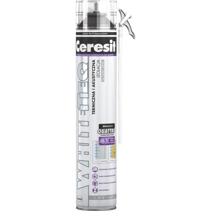 Ceresit Piana Whiteteq z wężykiem, 750 ml Ceresit Piana Whiteteq z wężykiem, 750 ml