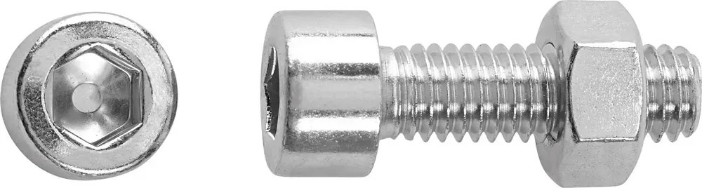 LUX-TOOLS Śruba + nakrętka metryczna imbusowa 8x40mm 5szt. LUX-TOOLS Śruba + nakrętka metryczna imbusowa 8x40mm 5szt.