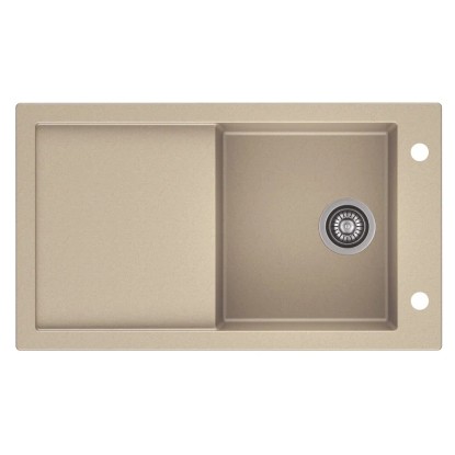 Zlewozmywak Tramontana 1-kom. beż 86x50 cm Zlewozmywak Tramontana 1-kom. beż 86x50 cm