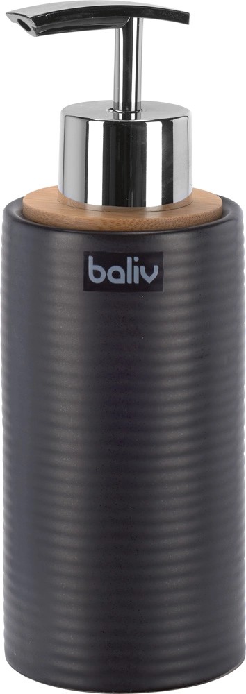 BALIV Dozownik do mydła 170 czarny BALIV Dozownik do mydła 170 czarny