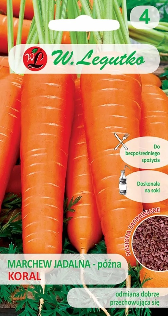 Legutko Marchew jadalna Koral 5g Legutko Marchew jadalna Koral 5g