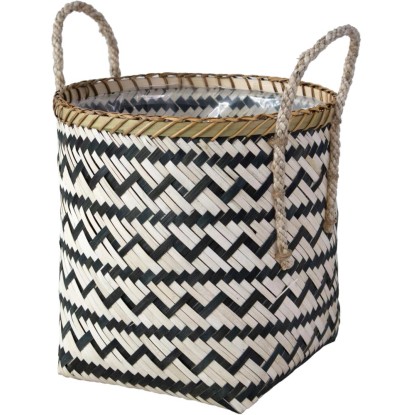 Kosz Taro L naturalny/ czarny Kosz Taro L naturalny/ czarny