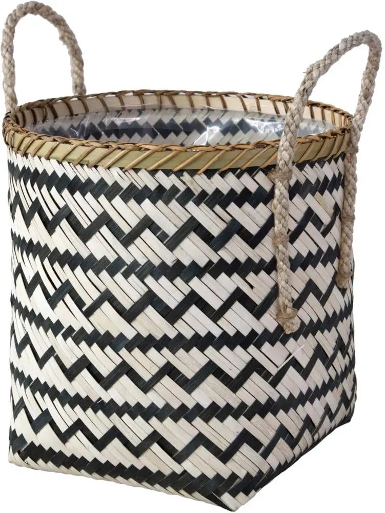 Kosz Taro L naturalny/ czarny Kosz Taro L naturalny/ czarny