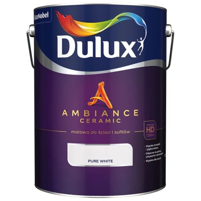 Farba Dulux Ambiance Ceramic pure white 5 L Farba Dulux Ambiance Ceramic pure white 5 L