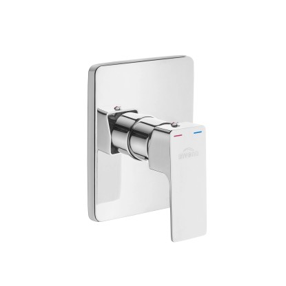 Invena Bateria podtynkowa natryskowa Nyks 1-funkcyjna chrom Invena Bateria podtynkowa natryskowa Nyks 1-funkcyjna chrom