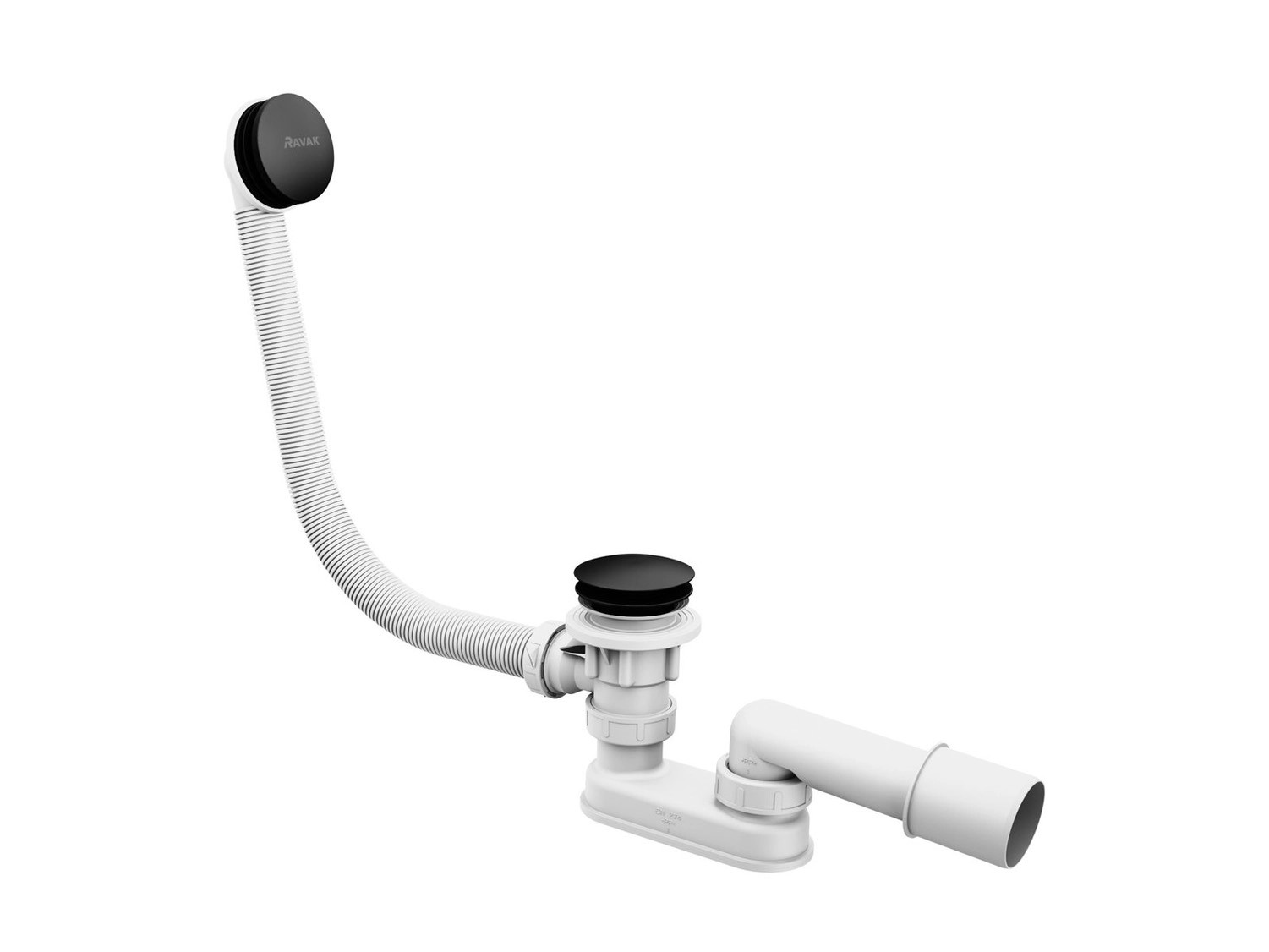 Ravak Syfon wannowa klik-klak czarny Ravak Syfon wannowa klik-klak czarny