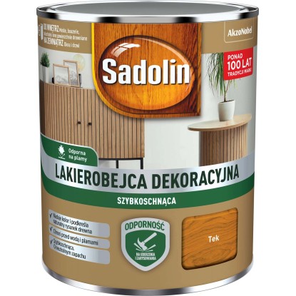 Sadolin Lakierobejca dekoracyjna tek 0,7l Sadolin Lakierobejca dekoracyjna tek 0,7l