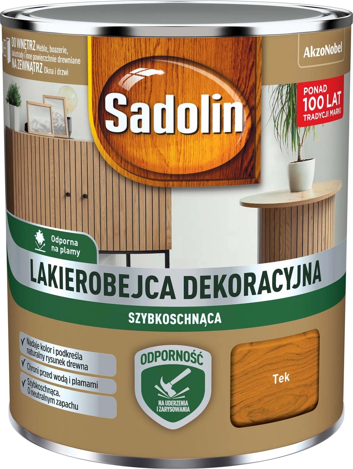 Sadolin Lakierobejca dekoracyjna tek 0,7l Sadolin Lakierobejca dekoracyjna tek 0,7l