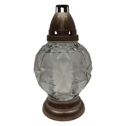 Znicz szklany mix kolorów - 28 h Znicz szklany mix kolorów - 28 h