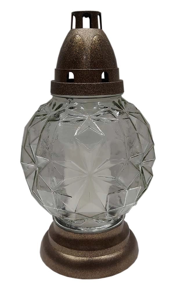 Znicz szklany mix kolorów - 28 h Znicz szklany mix kolorów - 28 h