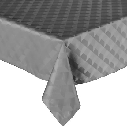 Obrus CHIC CUBE srebrny 40 cm x 140 cm Obrus CHIC CUBE srebrny 40 cm x 140 cm