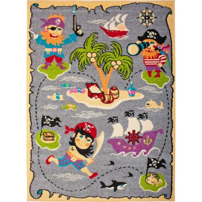 Agnella Dywan FUNKY PIRACKI 100 x 170 cm szary Agnella Dywan FUNKY PIRACKI 100 x 170 cm szary