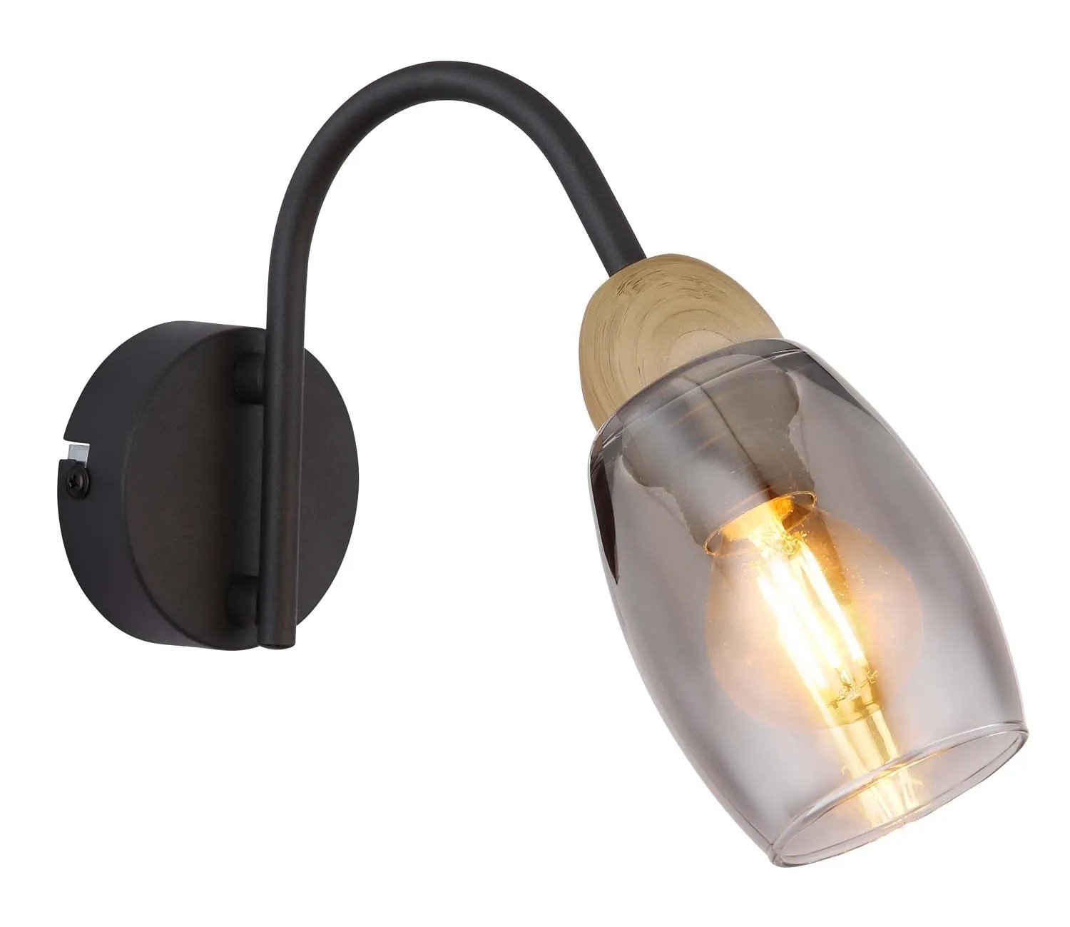 Globo Kinkiet GERLY 1xE14 25W czarny Globo Kinkiet GERLY 1xE14 25W czarny