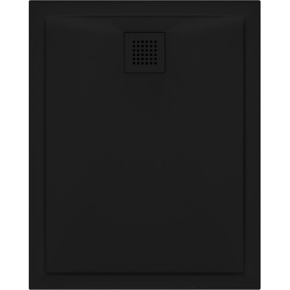 Centrum Brodzik prostokątny Danik 100 x80 czarny mat 100x80x5 Centrum Brodzik prostokątny Danik 100 x80 czarny mat 100x80x5