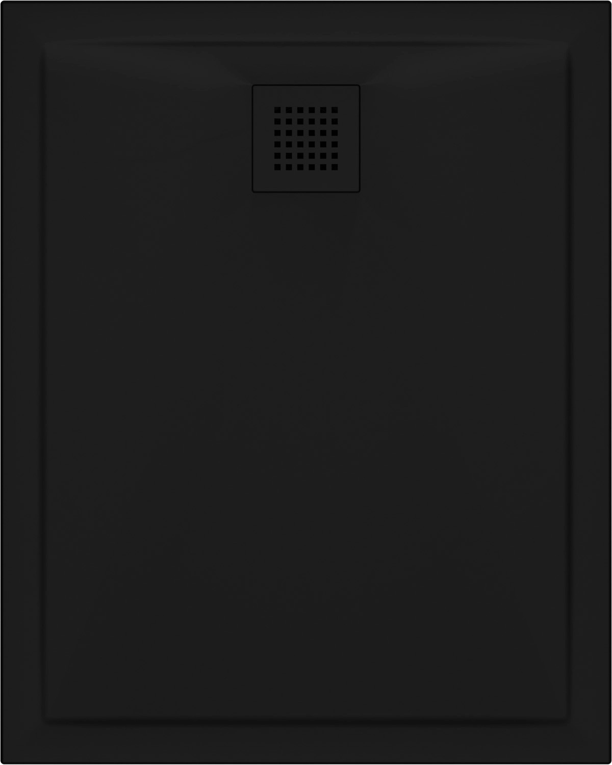 Centrum Brodzik prostokątny Danik 100 x80 czarny mat 100x80x5 Centrum Brodzik prostokątny Danik 100 x80 czarny mat 100x80x5