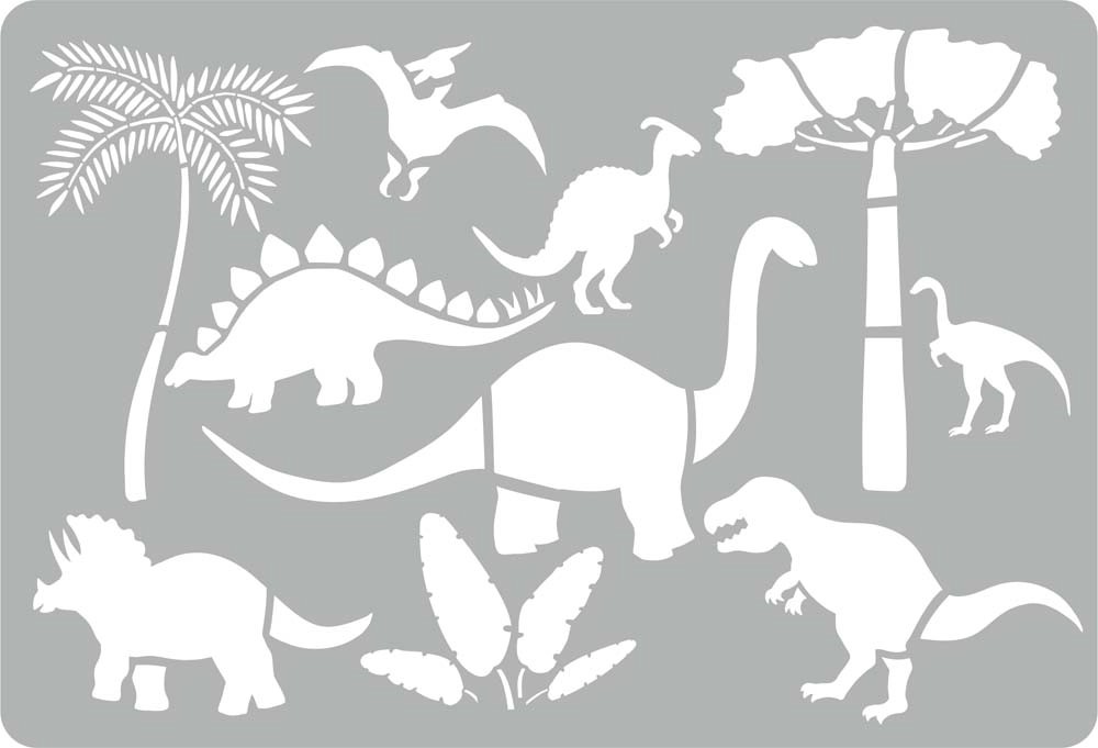 Szablon dekoracyjny Mega 537 DINOSAUR 91 x 62 Szablon dekoracyjny Mega 537 DINOSAUR 91 x 62