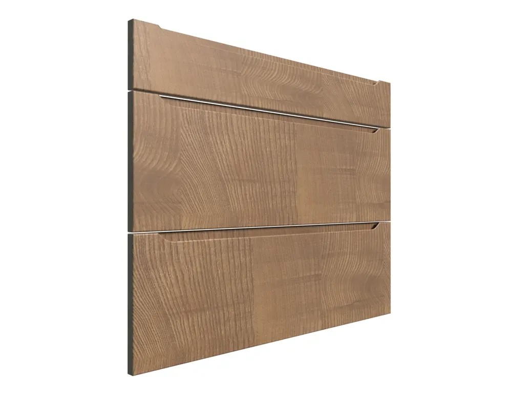 Trzy fronty do szafki z szufladami Salerno 80 cm Tobacco mat Trzy fronty do szafki z szufladami Salerno 80 cm Tobacco mat