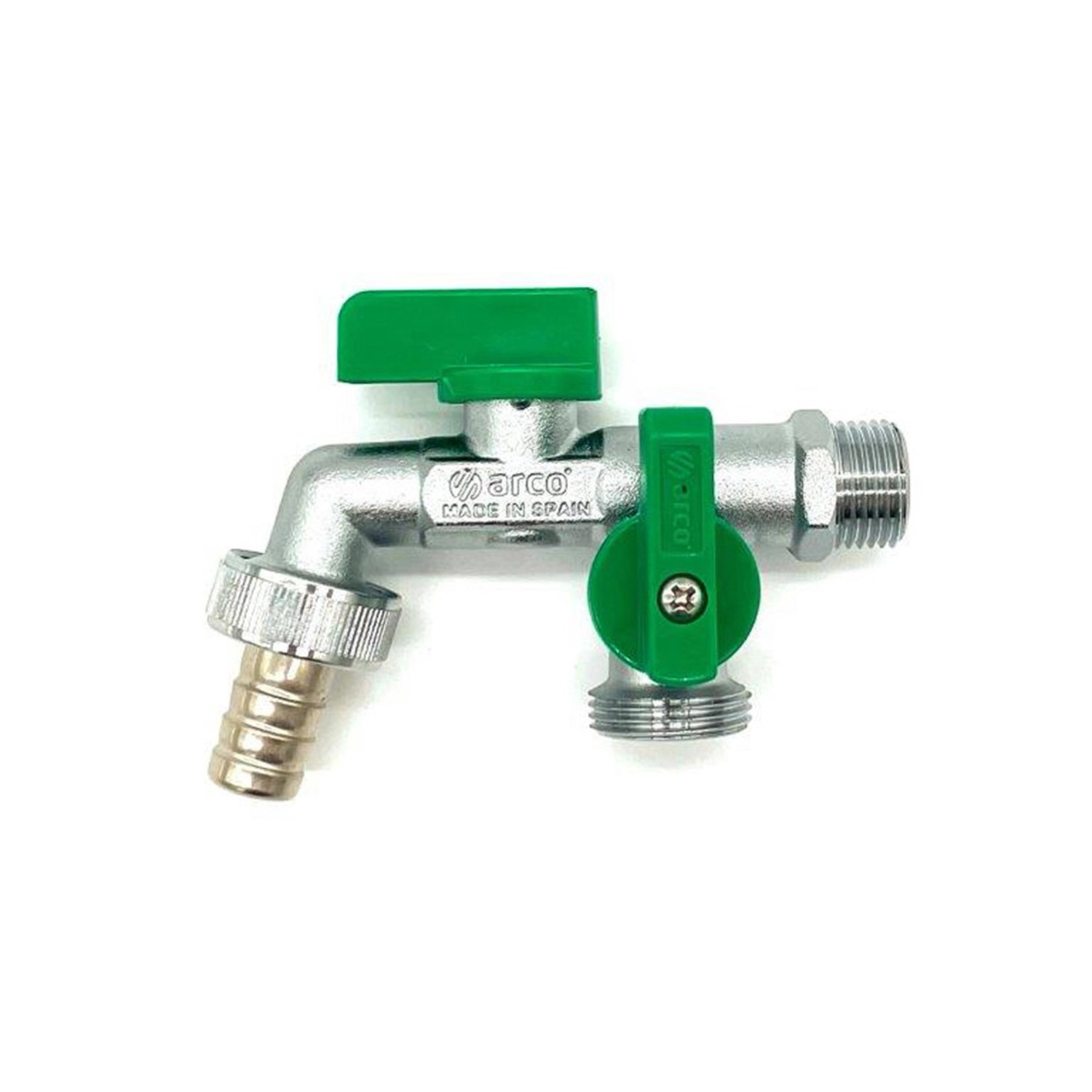 Fluvius Zawór czerpalny podwójny NANO DOBLE 1/2x3/4 Fluvius Zawór czerpalny podwójny NANO DOBLE 1/2x3/4