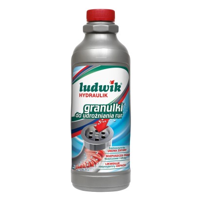 Ludwik Specjalista granulki do udrożniania rur i syfonów 1000 g Ludwik Specjalista granulki do udrożniania rur i syfonów 1000 g