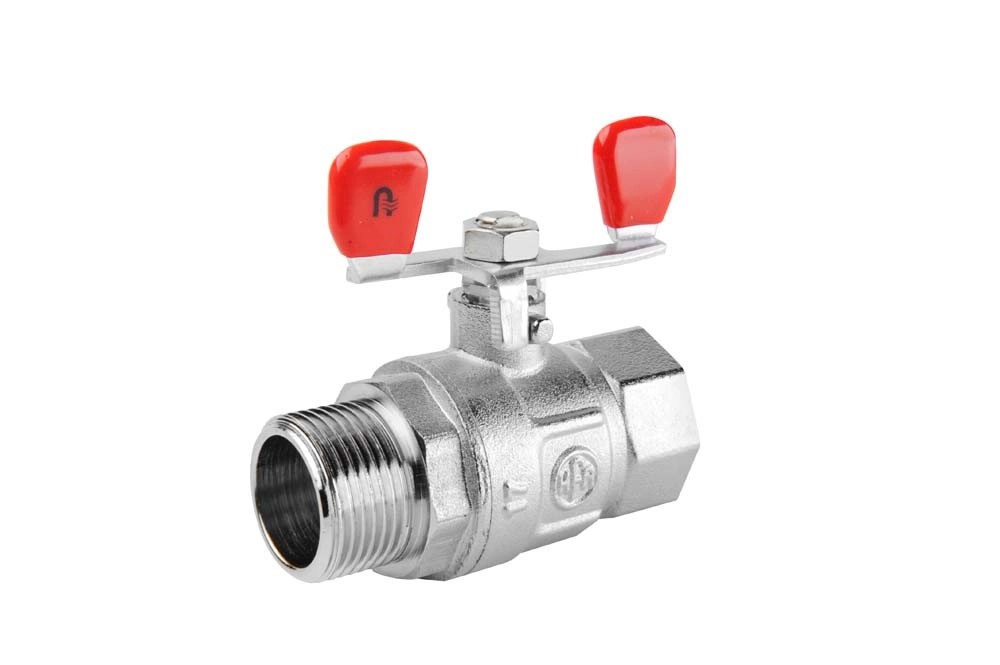 Armatura Kraków Zawór kulowy PP i N-W z motylkiem i dławikiem 3/4" Armatura Kraków Zawór kulowy PP i N-W z motylkiem i dławikiem 3/4"