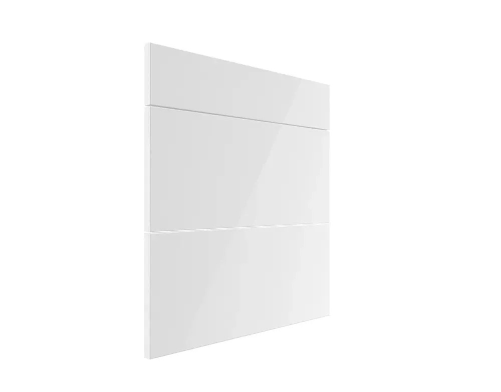 Trzy fronty do szafki z szufladami Roma 60 cm biały połysk Trzy fronty do szafki z szufladami Roma 60 cm biały połysk