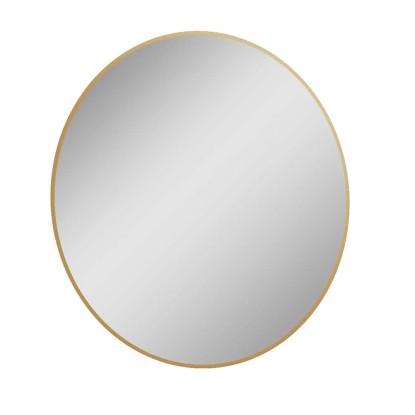 Lustro z oświetleniem LED Sharon złote - 100 x 100 x 3 cm Lustro z oświetleniem LED Sharon złote - 100 x 100 x 3 cm