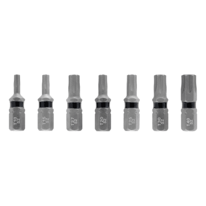 Einhell Zestaw bitów udarowych Torx T10-T40 25 mm - 7 szt. Einhell Zestaw bitów udarowych Torx T10-T40 25 mm - 7 szt.