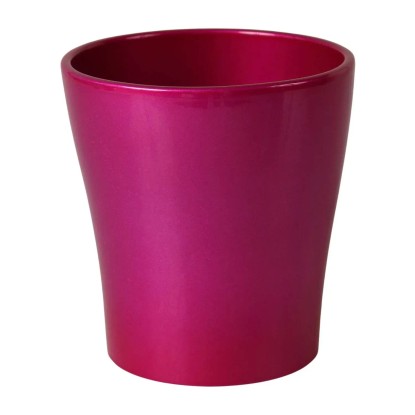 Osłonka Storczyk różowy metaliczny - 13 cm Osłonka Storczyk różowy metaliczny - 13 cm