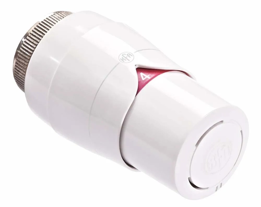 Głowica termostatyczna M30x1,5mm biała KFA Głowica termostatyczna M30x1,5mm biała KFA