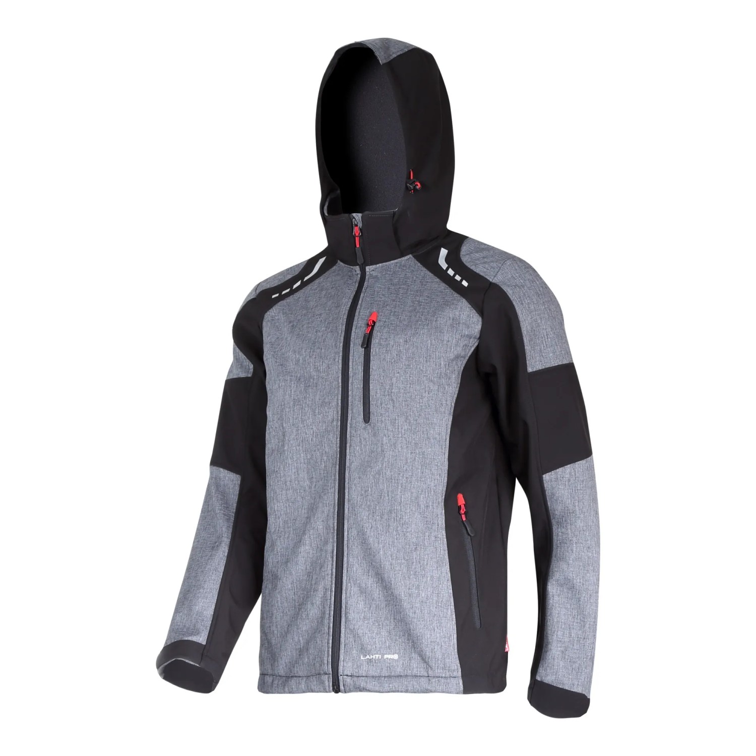 Lahti Pro Kurtka Softshell z kapturem Szaro-Czarna L Lahti Pro Kurtka Softshell z kapturem Szaro-Czarna L
