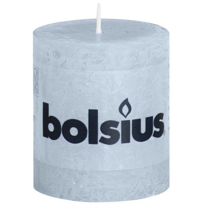 Bolsius Świeca pieńkowa Rustic pastelowy niebieski Bolsius Świeca pieńkowa Rustic pastelowy niebieski