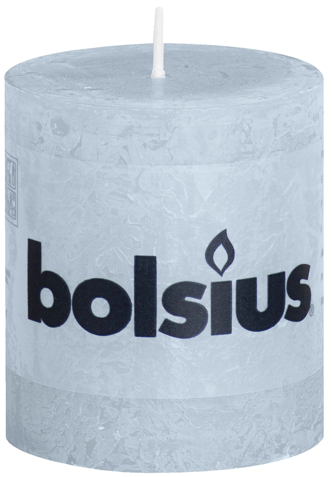 Bolsius Świeca pieńkowa Rustic pastelowy niebieski Bolsius Świeca pieńkowa Rustic pastelowy niebieski