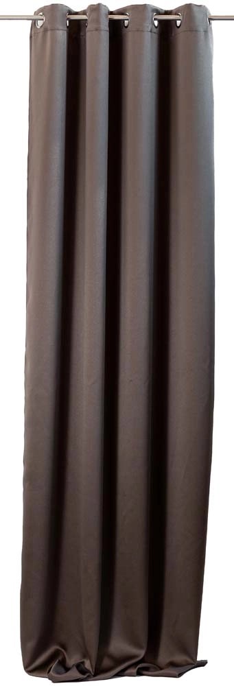 Zasłona RADIANT CHIC czekoladowa 140 x 270 cm na przelotkach Zasłona RADIANT CHIC czekoladowa 140 x 270 cm na przelotkach