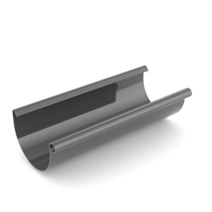 Bryza Rynna dachowa 75 mm /2m/ PVC grafit Bryza Rynna dachowa 75 mm /2m/ PVC grafit